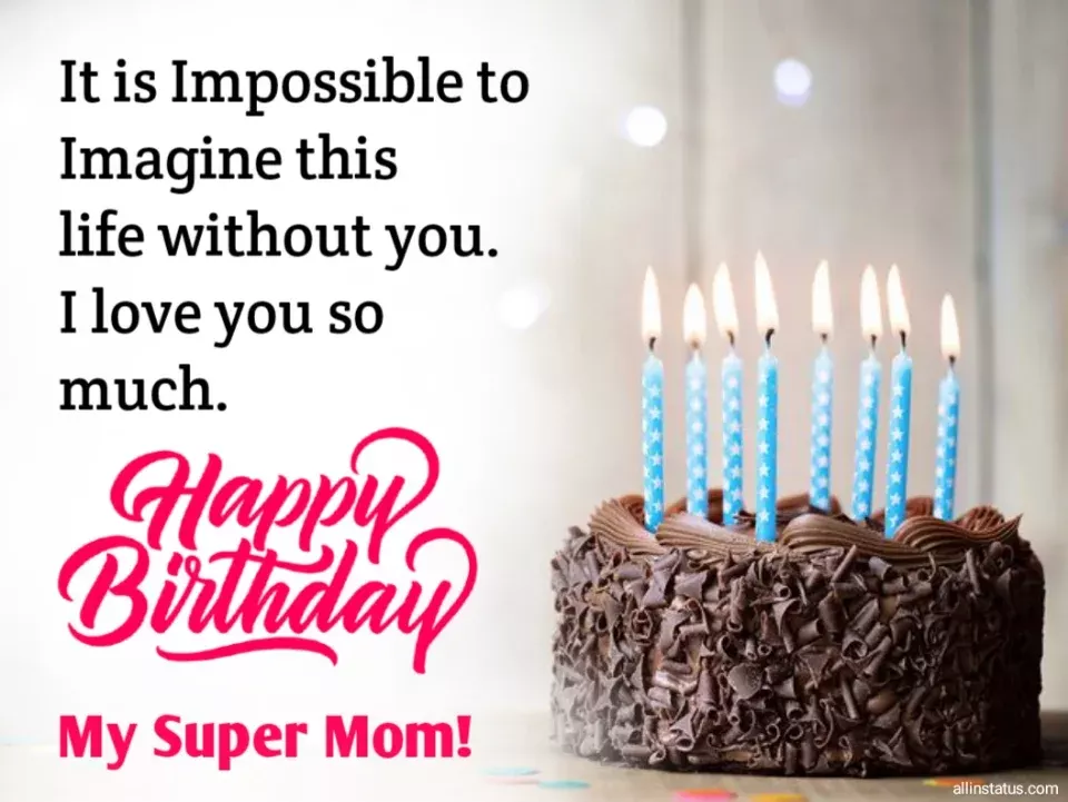 Happy Birthday images for mother in English