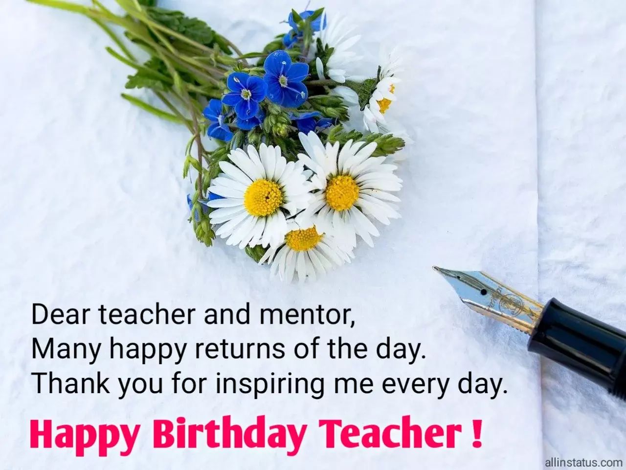 Happy Birthday Wishes for Teacher